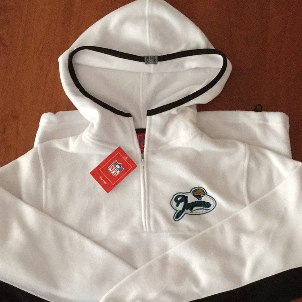 Jacksonville Jaguars NFL 1/4 Zip Fleece Hoodie